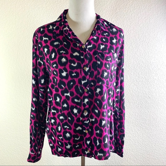 MICHAEL Michael Kors Tops - MICHAEL Michael Kors Leopard Print Shirt
